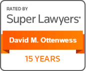 Super Lawyers David M. Ottenwess 15 Years