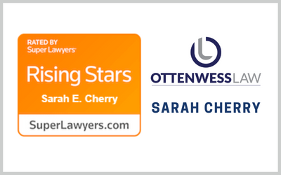Sarah E. Cherry, has been selected to the 2022 Michigan Super Lawyers “Rising Stars”