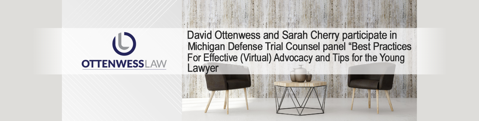 David Ottenwess and Sarah Cherry participate in Michigan Defense Trial Counsel panel “Best Practices For Effective (Virtual) Advocacy and Tips for the Young Lawyer