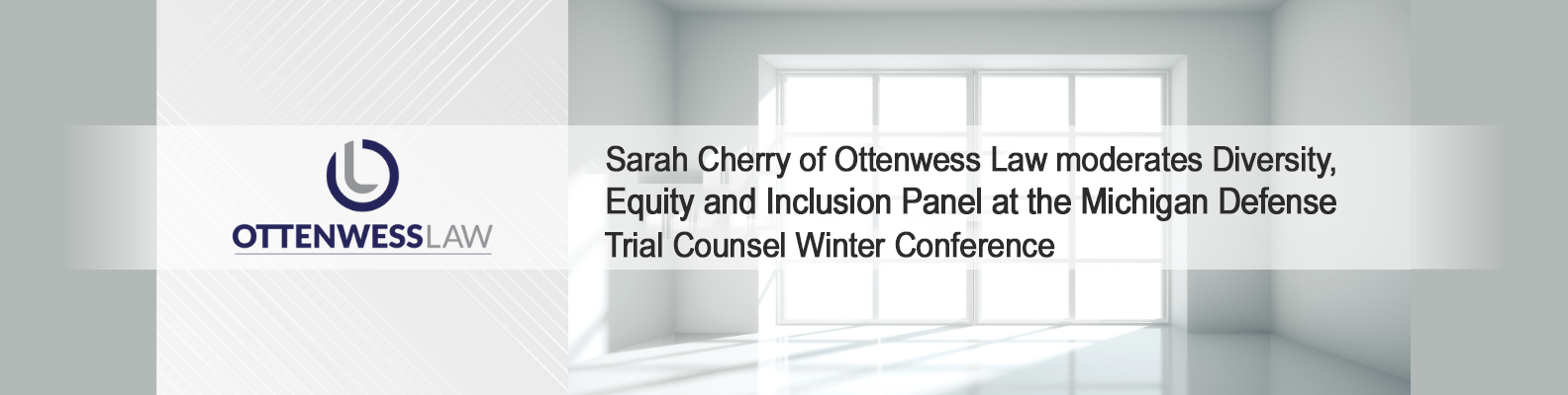 Sarah Cherry of Ottenwess Law moderates Diversity, Equity and Inclusion Panel at the Michigan Defense Trial Counsel Winter Conference