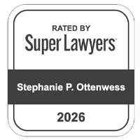 Rated by Super Lawyers | Stephanie P. Ottenwess | 2026